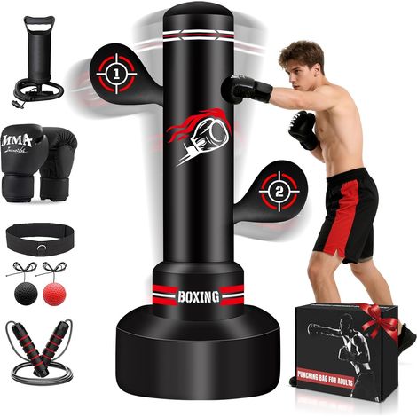 Sac de Frappe Adulte, 180cm Sac de Boxe Autoportant (1/5)