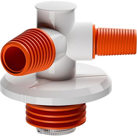 Adaptateur de raccordement pour siphon de sol, raccord de siphon de sol de machine à laver, pièce en T de vidange de sol  Raccord de tuyau polyvalent pour cave, salle de douche et autres
