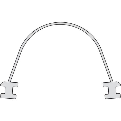 Kermi Gelenkabdichtung senkrecht x1, 47102, 1400mm, passend bis Serienhöhe 1400mm, 6000043