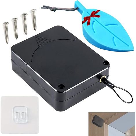 Ferme-Porte Tampon Groom Fermeture porte Automatique Cordon Serrage Montage Surface Cale Porte Portes Maison Bureau (1/4)