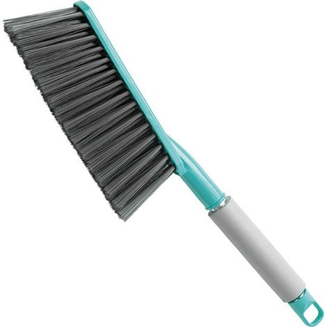Brosse de ramassage pour lit, poils souples, long manche, balayette manuelle pour canapé, poussière et chambre, couleur verte (1/5)