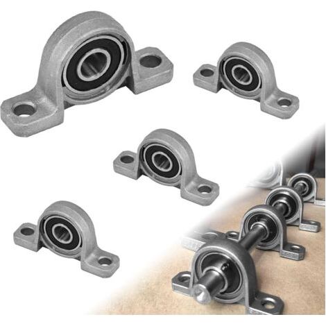Ball bearing, 8 mm zinc alloy pillow block bearing, pillow block bearing, flanged ball bearing, pillow block bearing KP08 pillow block bearing