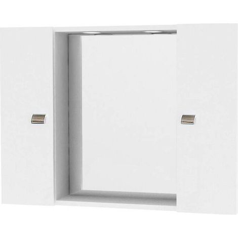 SPECCHIO DA BAGNO 198 A 2 ANTE BIANCO