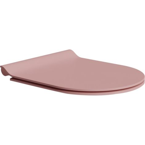Abattant WC, SLIM, Soft Close, Quick Release, blush mat/chrome (1/2)