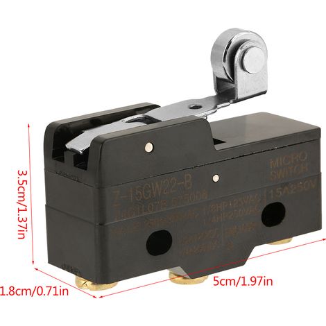 10 Stück Z-15GW22-B Momentan-Endschalter mit Schnappschalter (1/5)