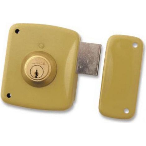 Cerradura Sobreponer 120X60Mm 5124Ahe12I Hierro Esmaltado Palanca Izquierda Lince (1/2)