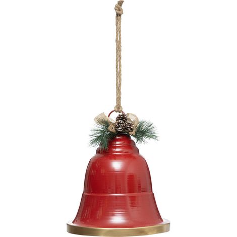 Déco de Noël Cloche en Métal Rouge H 66 cm - Feeric Christmas
