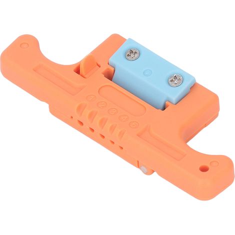 Pince à dénuder pour fibres optiques à 5 fils, outil de dénudage longitudinal pour câbles à fibres ruban de 1,9 à 3,0 mm, orange (1/5)