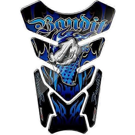 3d Motorcycle Tank Pad Gel Protector Sticker Bandit Tankpad Case For Suzuki Bandit 600 650 1200 1250 650s 600s Abs( Blue) (1/5)