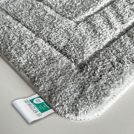 Tapis de bain Atlantis, Oeko-Tex®- Standard 100, Gris argenté, 50 x 80 cm