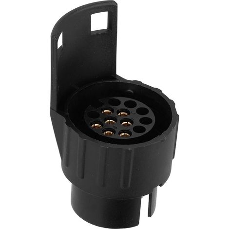 Adaptateur de prise de remorque européenne 12 V, connecteur 13 broches vers 7 broches pour véhicules utilitaires, voitures, camping-cars et caravanes (1/5)