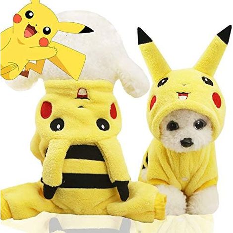 Vêtements pour chien (Jaune Pikachu S)-Fei Yu
