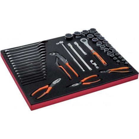 Autres outils à main Bahco fit&go 3/3 plateau mousse design ergonomique