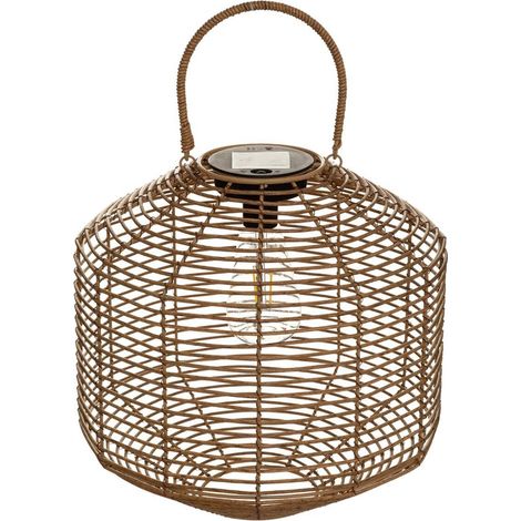 Lampada solare cuba beige h30cm - Atmosphera créateur d'intérieur (1/5)