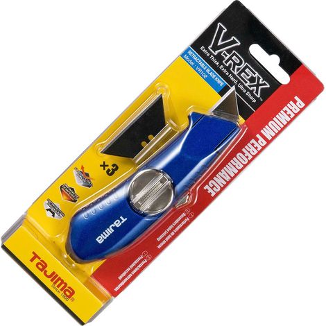 TAJIMA Cuttermesser V-REX verstellbare Klinge drehbarer Sicherheitsverschluss (1/4)