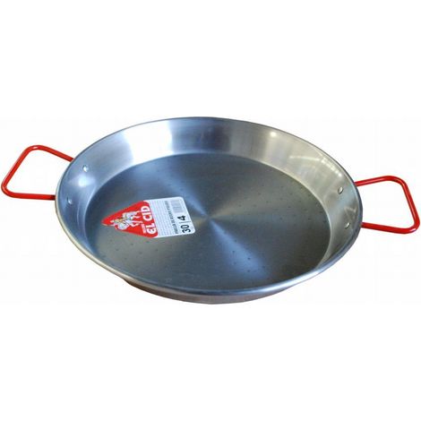 FPLUS paellera pulida  40cm. 9racion , Paellas de alta calidad. El acero conduce el calor rápida y uniformemente. Con su espesor es muy rígida y resistente. Pulidas manualmente, ti