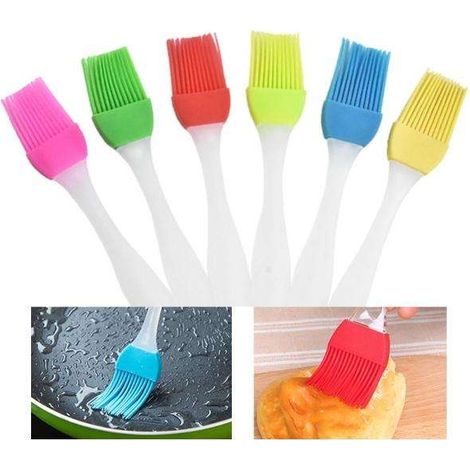 Set di 3 pennelli in silicone per cucinare, spennellare pane e torte. (1/5)