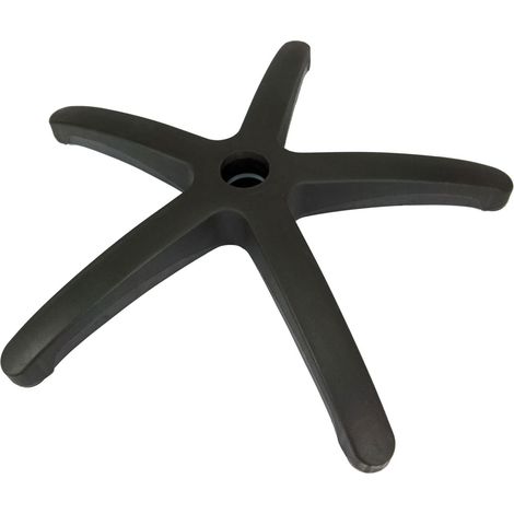 Base per poltrona 320mm, nera (1/2)