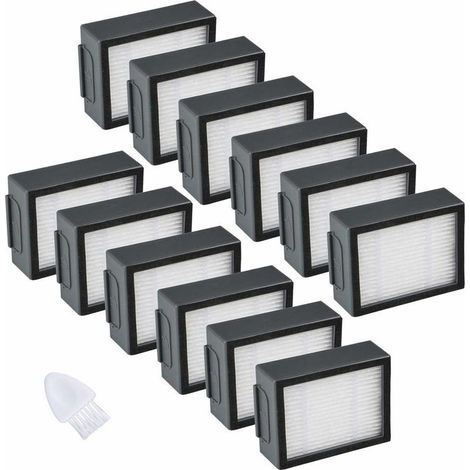 Paquete de 12 filtros compatibles con iRobot Roomba serie e/i. Filtro de repuesto de alto rendimiento. Accesorios para aspiradoras e5, e6, i3, i4, i6, i7, i7+, i8 e8+. (1/5)