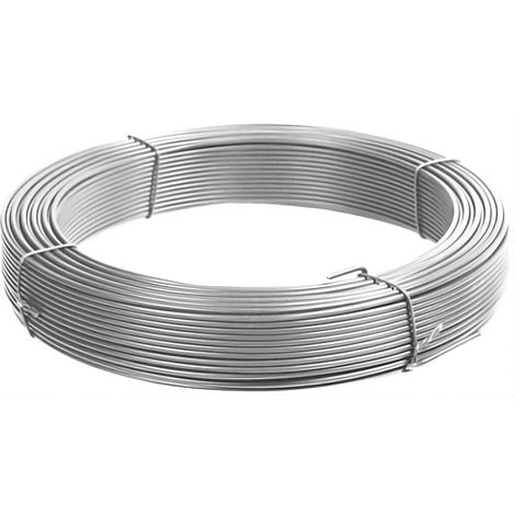 Confine FILO ZINCATO PER TENSIONE E LEGATURA mt.100  Ø mm. 1,80 10.00 rotoli