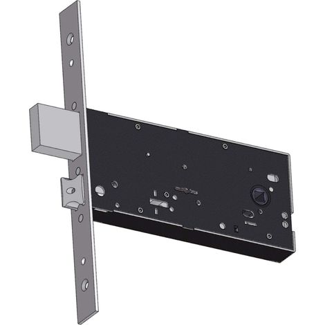Serratura Metallo Infilare 5930 Omec B.q Inox F.mm 25 Dm M4 con Scr H.mm