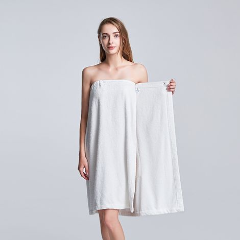 Filiyano-Peignoir en microfibre douce, serviette de bain, peignoir de douche, serviette de sauna/piscine/plage, séchage rapide (80 x 150 cm) (1/5)