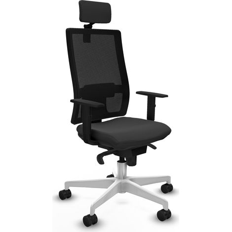 Sedia da ufficio piqueras y crespo Horna nero similpelle