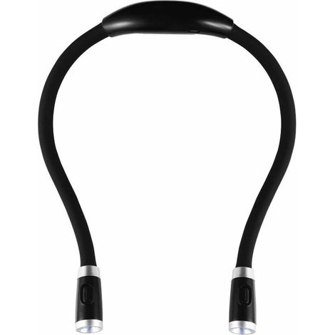 Lampe de Lecture Rechargeable Lampe de Nuit autour de Cou Mains Libres avec 3 Niveaux de Luminosité Réglable, (1/5)