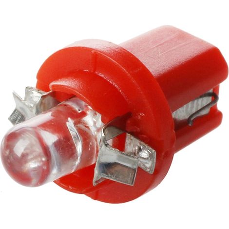 10x LAMPADINE LED PER INDICATORE CRUSCOTTO B8-5D T5 CON BLOCCO AUTO TUNING ROSSO (1/4)