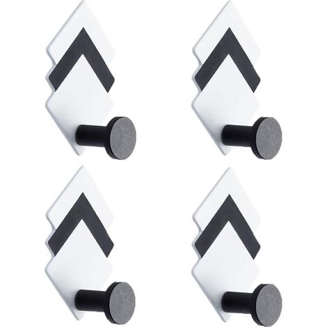 4-teiliges Set selbstklebender Wandhaken, Handtuchhalter für Badezimmer und Küche, selbstklebende Haken für Badezimmerhandtücher (64 cm) (1/3)