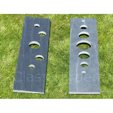 TOTEM ARDOISE 120 cm - CROZON et BULLES (1/5)