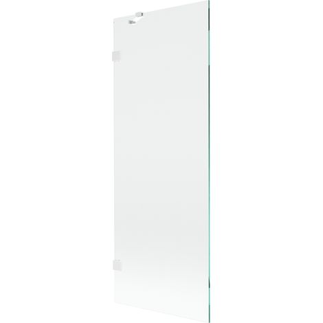 Paroi de douche de baignoire Mexen Lunar à 1 volet 70 x 150 cm, transparent, blanc - 897-070-000-20-00 (1/5)