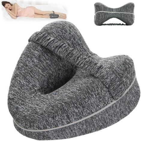 royaluxe-Coussin orthopédique pour les jambes : coussin de genou pour les personnes dormant sur le côté, housses amovibles, coussin de jambes en mousse à mémoire de forme coussin ergonomique pour dorm (1/5)