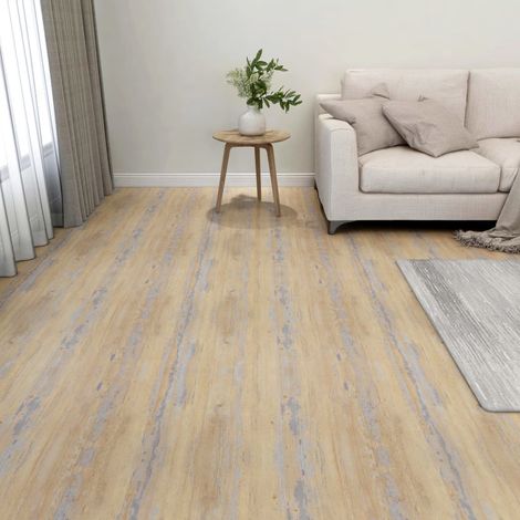 Dalles de plancher autoadhésives 55 pcs PVC 5,11 m² marron vidaXL