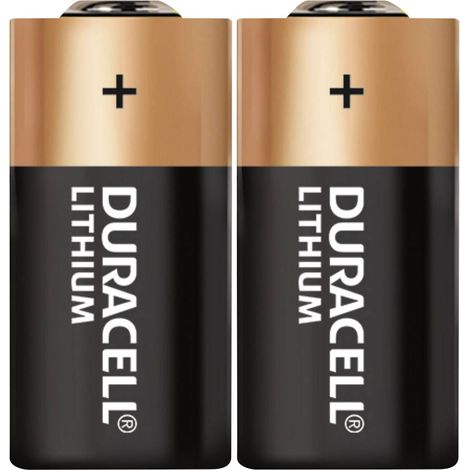 Duracell – Lot de 2 piles lithium 3V CR123A – Haute puissance pour appareils photo et lampes – Longue durée – Accu rechargeable