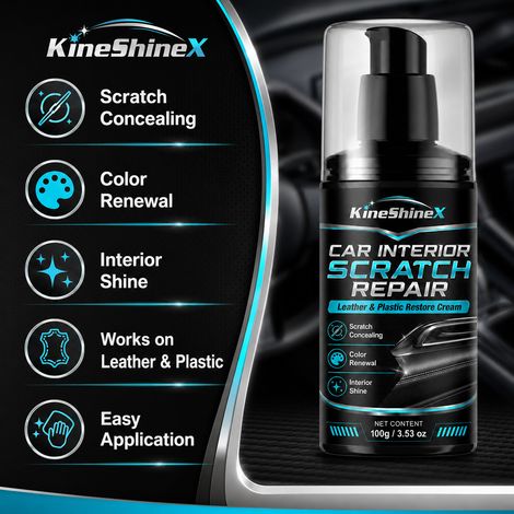 Autoinnenraum-Kratzerreparaturcreme, universelle Kratzerabdeckung, Farbauffrischungs-, Polier- und Pflegecreme für Leder und Kunststoff. (1/5)