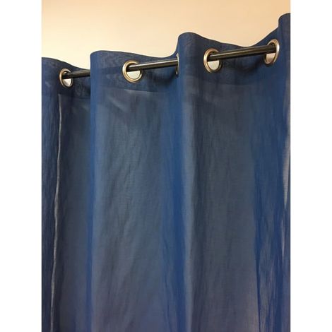Voilage bleu marine chic et élégant - 145x240cm - Bleu marine