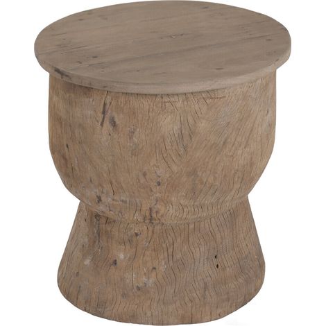 Mesita Auxiliar Madera Reciclada 49X49X52 (1/4)