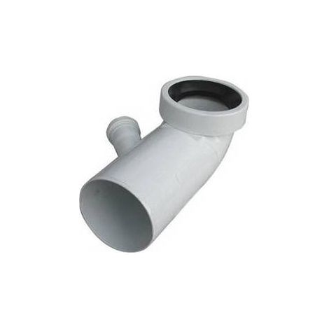 CURVA BIANCA WC ATTACCO BICCHIERE  DX  VALSIR Misura: Diam. 110 / 50