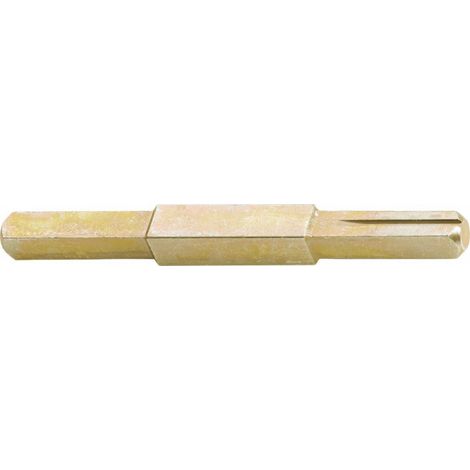 Perno pieno con scanalatura 8/10/8x120mm acciaio vz