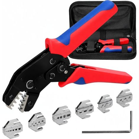 Irovami Kit sertissage cosses – Pince électricien – Idéal pour câblage, électronique, atelier (1/5)