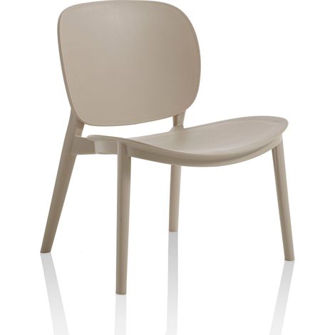 Set de 2 Chaises d’intérieur/extérieur MAHON sable (1/5)