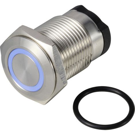 TRU COMPONENTS TC-13224176 ONPOW6316F-10ZE/Q/B/12V/S Drucktaster 36 V DC/AC 2 A 1 x Aus/(Ein) rasten