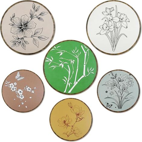 Bois Bohème Murale Décoration Sculpture Murale en Bois Naturel Art Mural en Bois Moderne pour Salon, Chambre, Entrée ou Bureau (1/5)