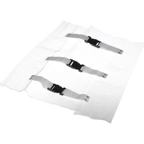 Tapis de fauteuil dentaire, coussin, repose-pieds, housse anti-poussière transparente avec élastiques, accessoire de clinique (1/5)