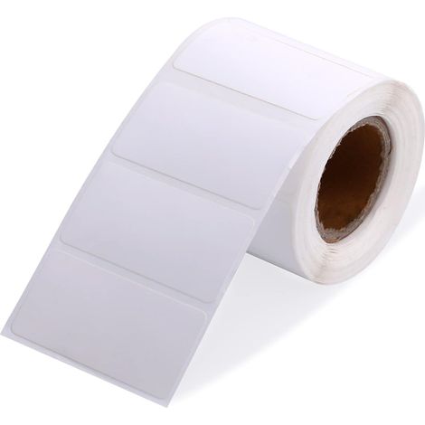 Étiquettes Autocollantes Thermiques Blanches, Rouleau de Papier (1/5)