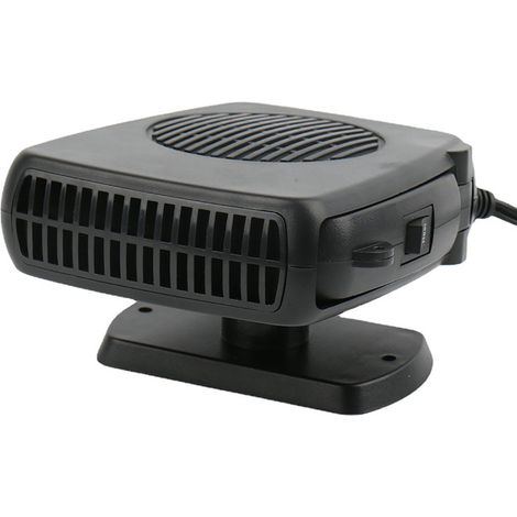 Ventilateur chauffant auto 12V dégivreur pare-brise portable universel prise allume-cigare pour la plupart des véhicules (1/5)