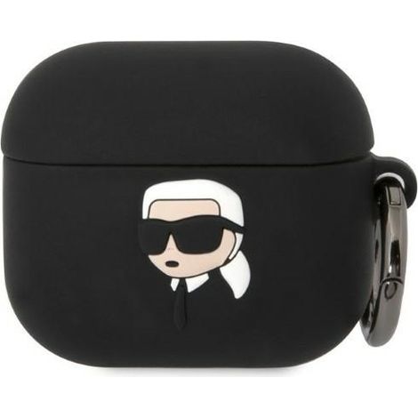 Funda negra 3D Karl Head de Karl Lagerfeld para AirPods 3 (1/2)