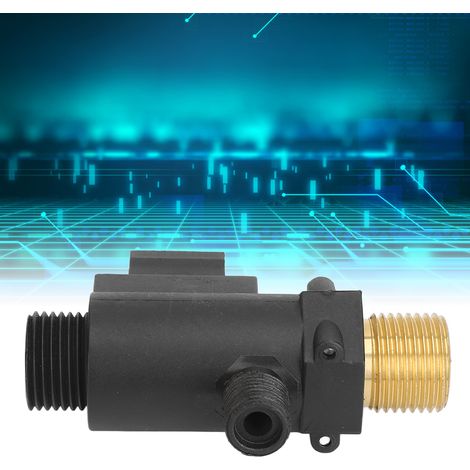 Water Flow Sensor Switch Zinc Alloy Water Pressure Switch with Pressure Relief Opening for Intelligent Wall Hanging Furnace Accessories (1/5)