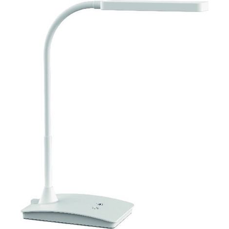 Schreibtischlampe Metall/Ku.weiß H.max.360mm m.Standfuß